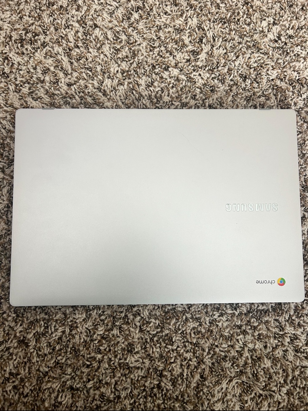 Samsung Chromebook Laptop in Light Silver Finish